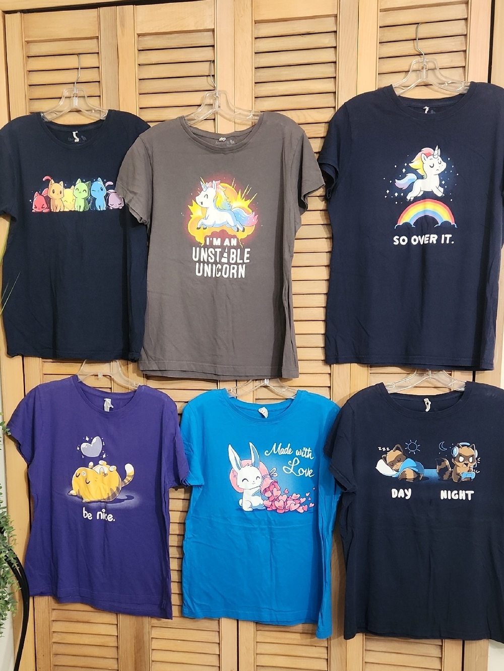 Tee Turtlec Short Sleeve Unicorn & Animal Graphic Tee Bundle